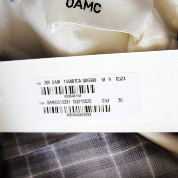 BNWT SS20 OAMC PLAID SHORTS 30 & 32 & 34 & 36 - Picture 9 of 14